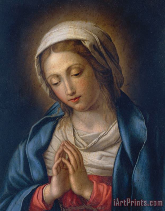 Il Sassoferrato The Virgin at Prayer Art Print