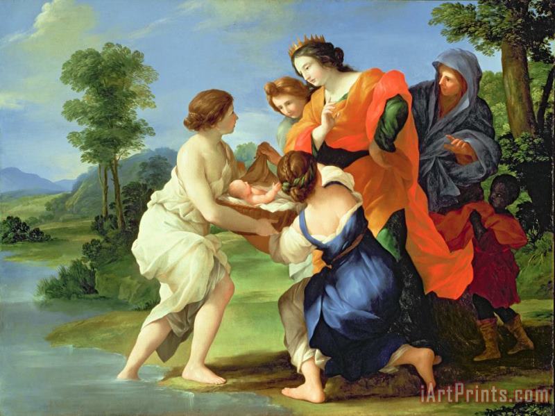 The Finding of Moses painting - Il Viterbese The Finding of Moses Art Print