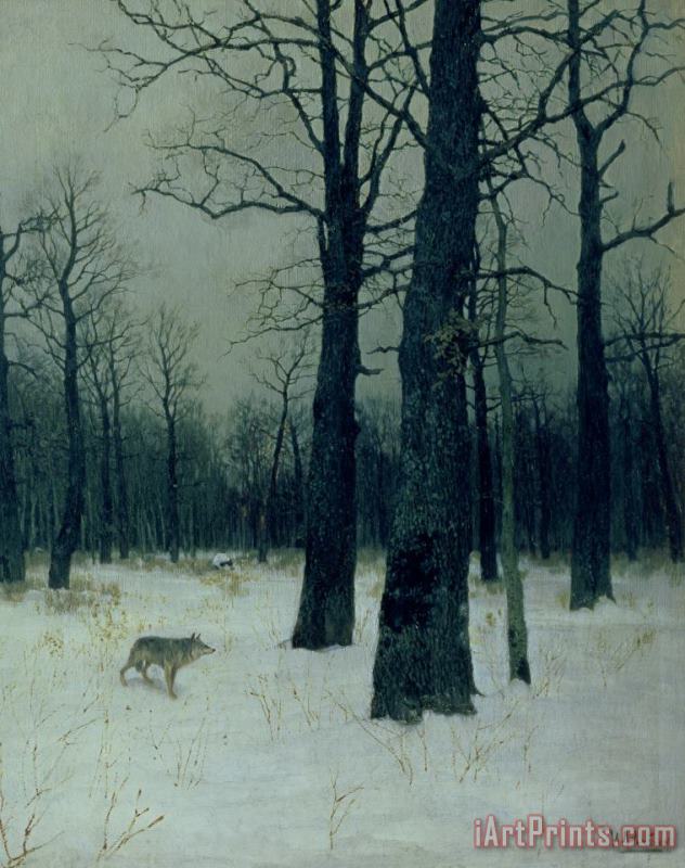 Isaak Ilyic Levitan Wood in Winter Art Print