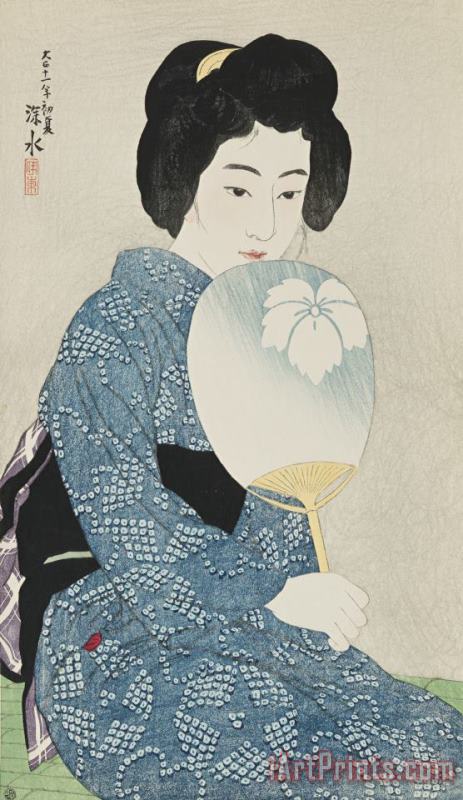Ito Shinsui Cotton Kimono (yukata) Art Print