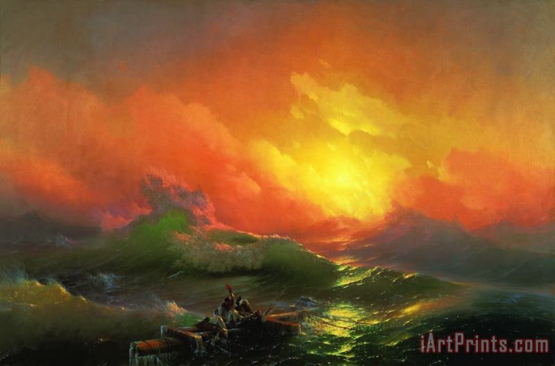 Ivan Aivazovsky Ninth Wave Art Print