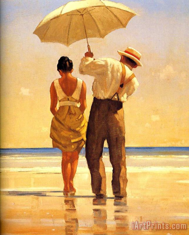 Jack Vettriano Mad Dogs Detail Art Painting