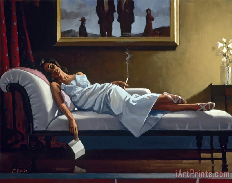 Jack Vettriano The Letter Art Painting