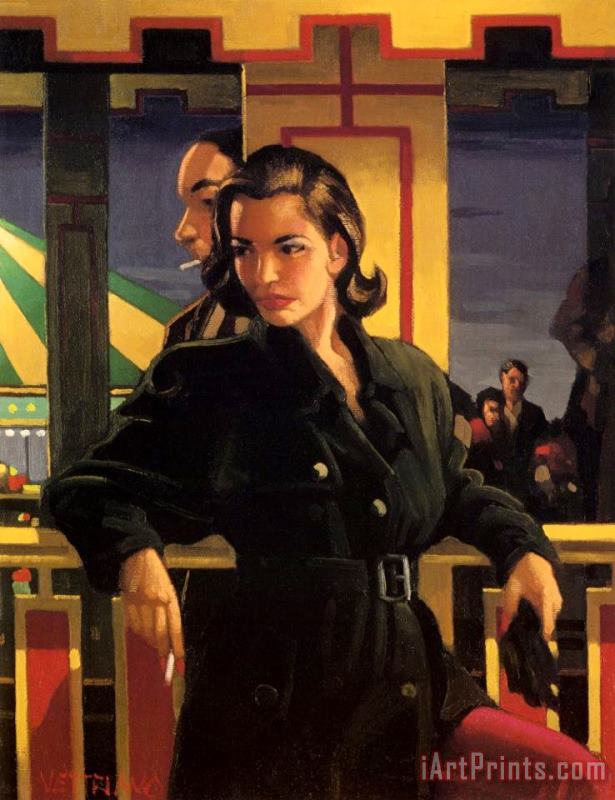 The Main Attraction painting - Jack Vettriano The Main Attraction Art Print