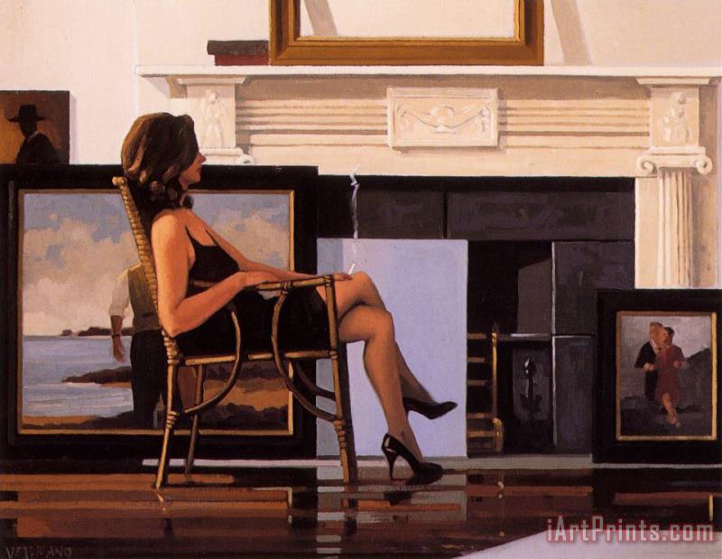 Jack Vettriano The Model And The Drifter Art Painting
