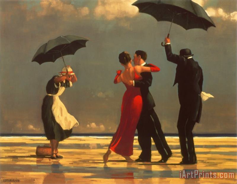 The Singing Butler painting - Jack Vettriano The Singing Butler Art Print