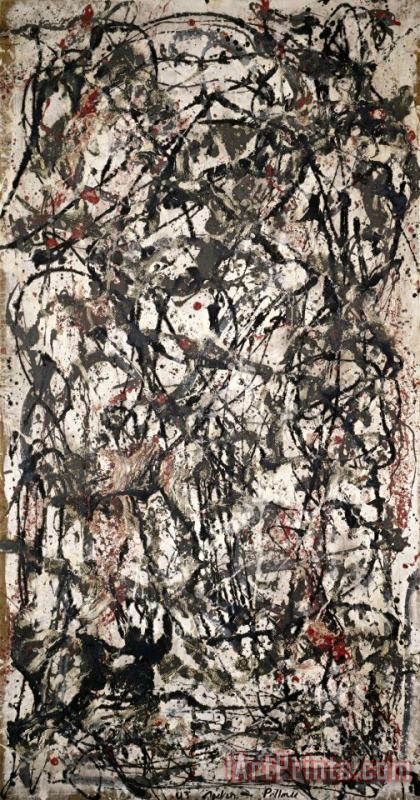 Jackson Pollock Enchanted Forest Art Painting