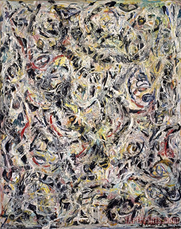 Jackson Pollock Eyes in The Heat Art Painting