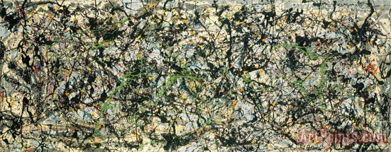 Jackson Pollock Lucifer 1947 Art Painting