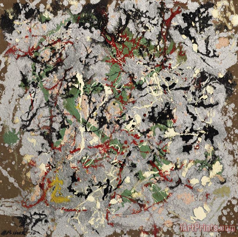 Jackson Pollock Number 21, 1950 Art Painting