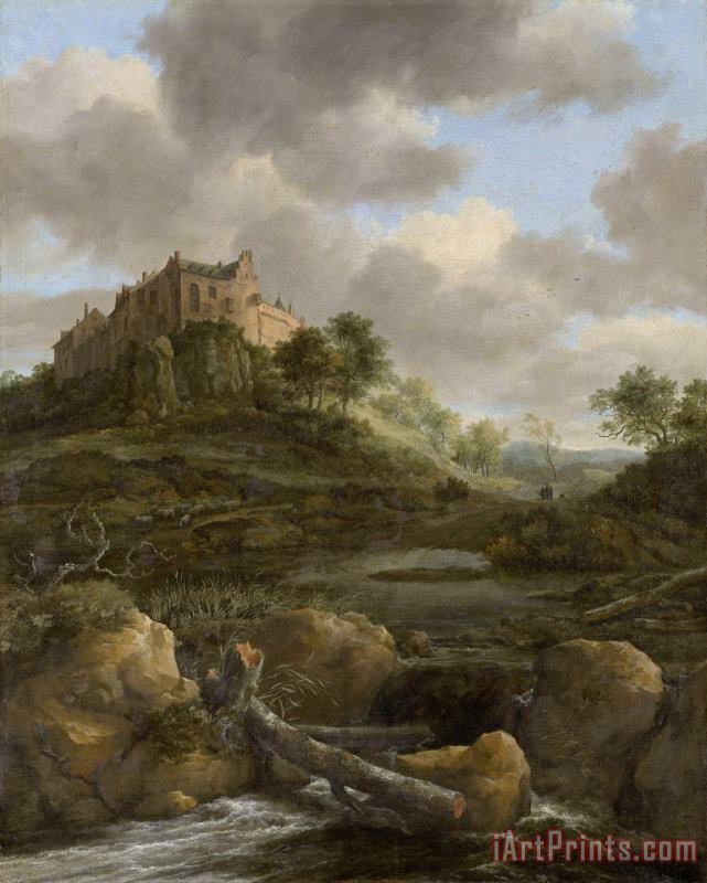 Jacob Isaacksz. Van Ruisdael Bentheim Castle Art Print