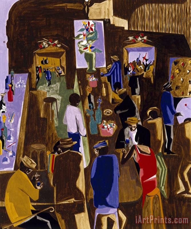 Jacob Lawrence The Brown Angel Art Painting