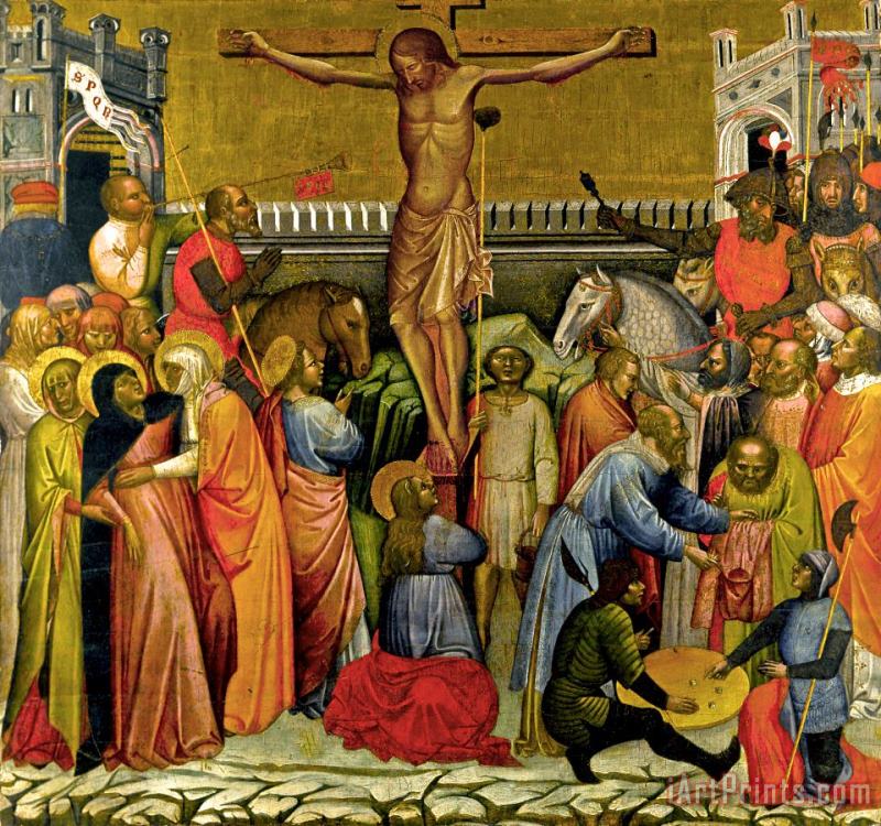Jacobello del Fiore Crucifixion Art Painting