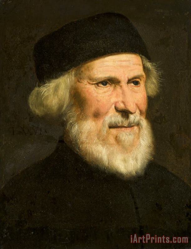 Jacopo Robusti Tintoretto Portrait of a Venetian Art Painting