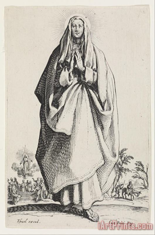 Jacques Callot The Virgin Mary Art Print