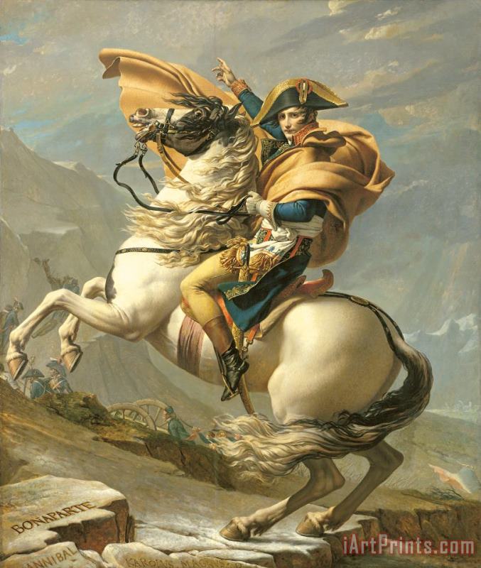 Napoleon painting - Jacques Louis David Napoleon Art Print