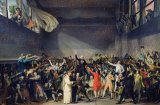 Jacques Louis David - The Tennis Court Oath painting