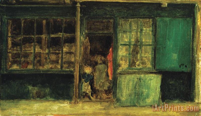 James Abbott McNeill Whistler Carlyle's Sweetstuff Shop Art Painting