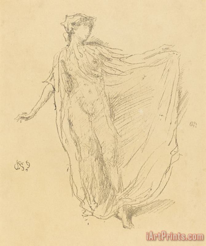James Abbott McNeill Whistler The Dancing Girl Art Painting