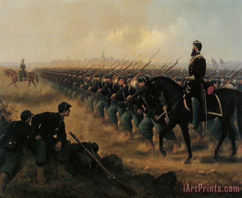 View of The Grand Army of The Republic painting - James Alexander Walker View of The Grand Army of The Republic Art Print