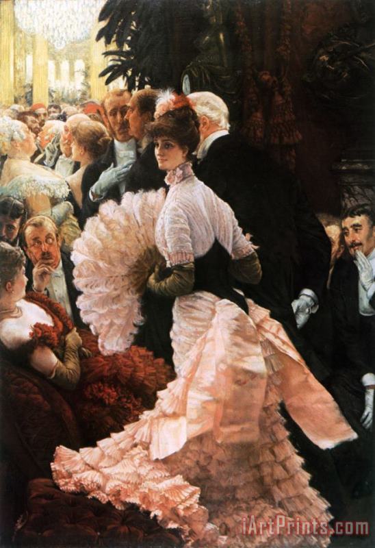 James Jacques Joseph Tissot The Political Lady Art Painting