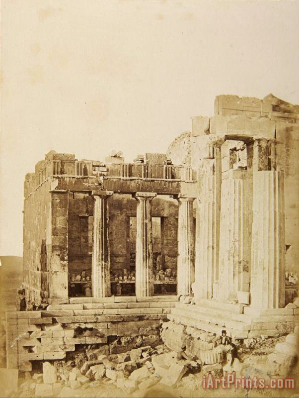 James Robertson  The North Wing of The Propylaea From The Southwest Art Print
