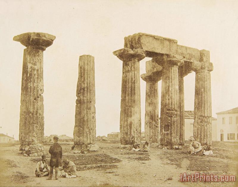 The Temple of Apollo at Corinth painting - James Robertson  The Temple of Apollo at Corinth Art Print
