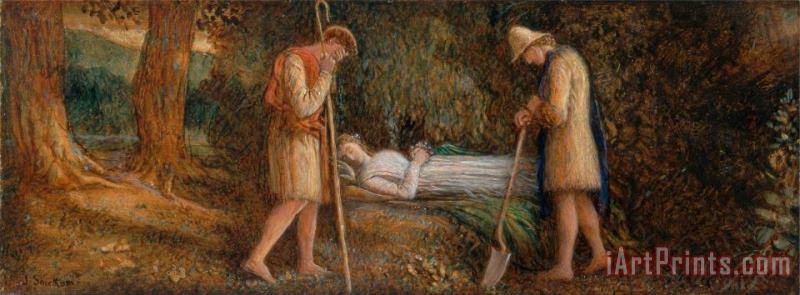 James Smetham Imogen And The Shepherds, From Cymbeline, Act Iv, Scene II Art Print