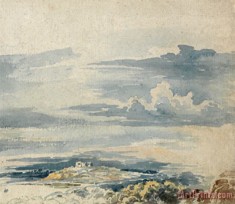 James Ward Landscape with a Castle on a Hill Art Print
