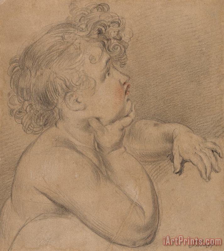 James Ward Study From Nature, One of The Children of Charity for The Large Picture of The Waterloo Allegory Art Painting