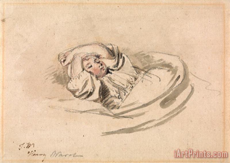 James Ward The Artist's Son, Henry, Asleep Art Painting
