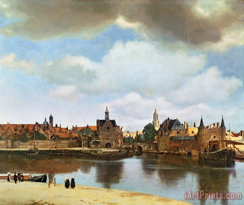 Jan Vermeer View of Delft Art Painting