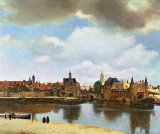 Jan Vermeer - View of Delft painting
