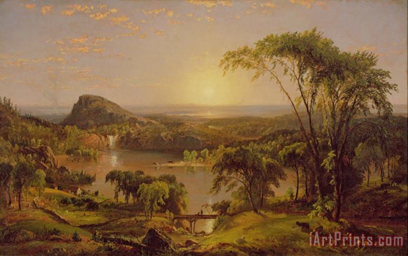 Jasper Francis Cropsey Summer Lake Ontario Art Painting