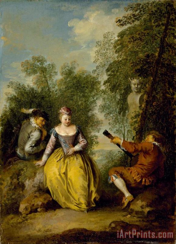 Jean-Baptiste Pater A Pastoral Concert Art Painting