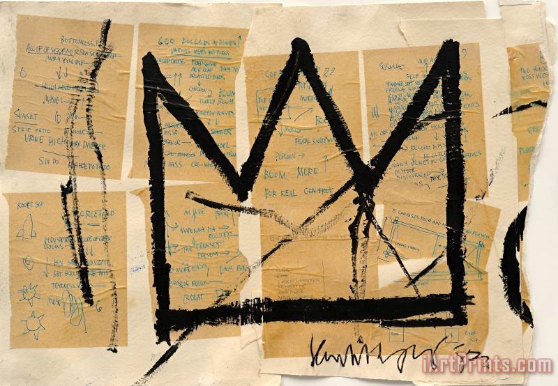 Jean-michel Basquiat Crown Art Print