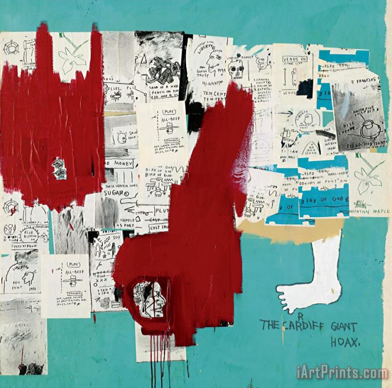 Jean-michel Basquiat Hoax Art Print