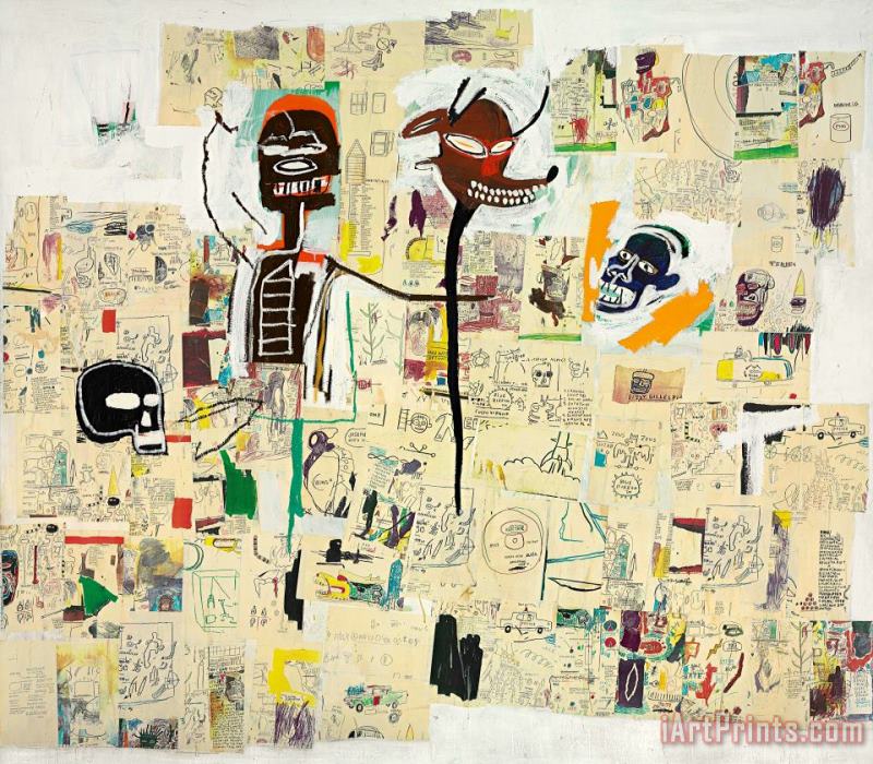 Jean-michel Basquiat Peter And The Wolf, 1985 Art Print