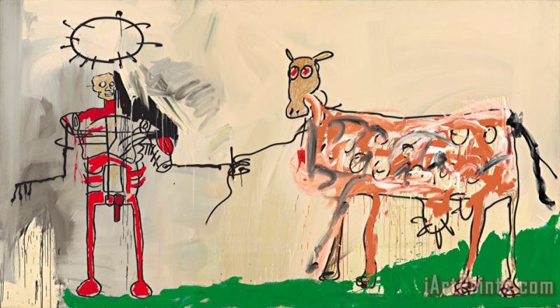 Jean-michel Basquiat The Field Next to The Other Road, 1981 Art Painting
