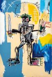 Jean-michel Basquiat - Warrior, 1982 painting