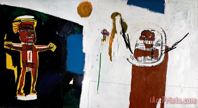 Water Worshipper painting - Jean-michel Basquiat Water Worshipper Art Print
