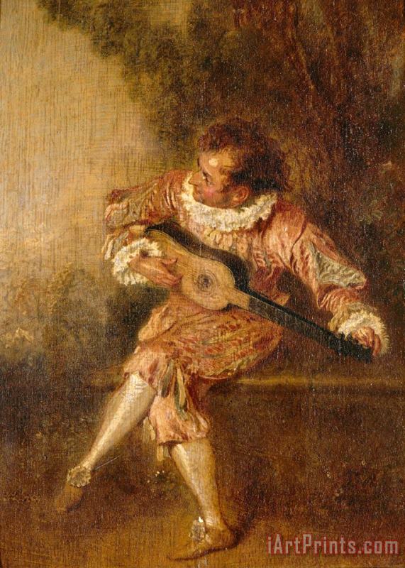 Jean Antoine Watteau Le Donneur De Serenades (mezetin) Art Painting