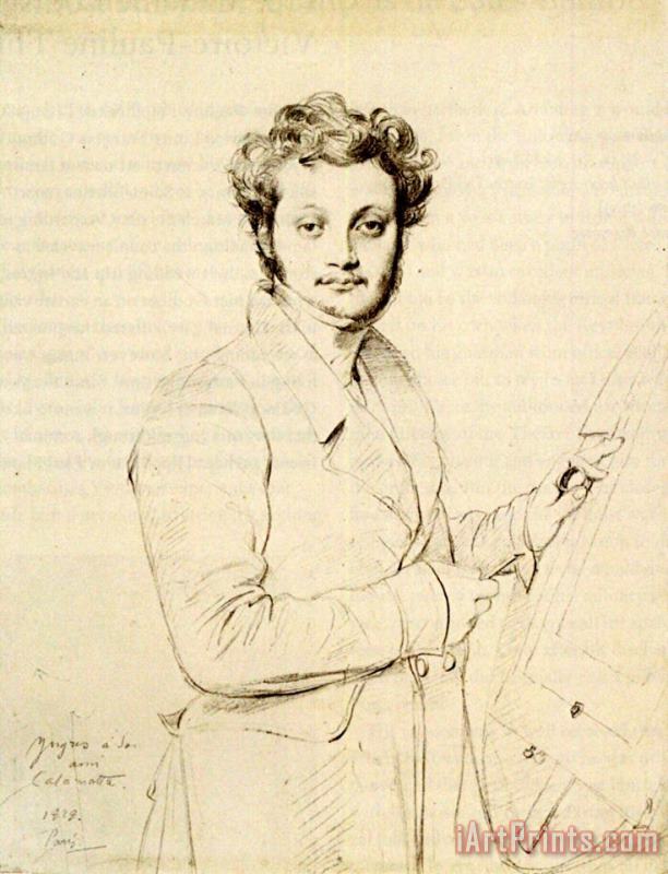 Jean Auguste Dominique Ingres Luigi Calamatta Art Print