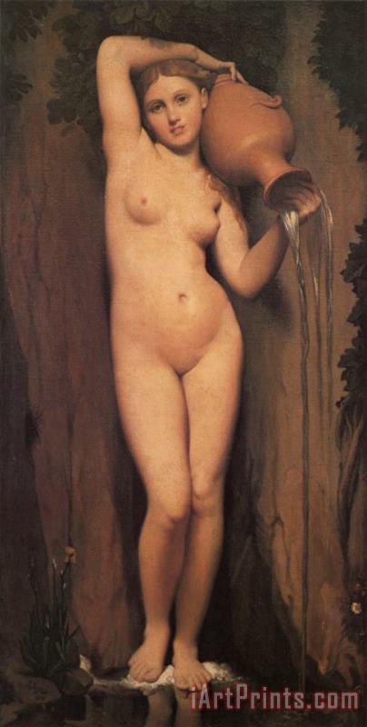 Jean Auguste Dominique Ingres The Source Art Painting