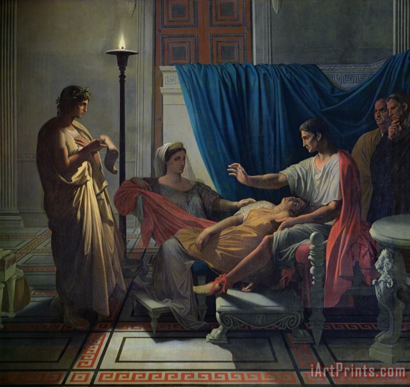 Jean Auguste Dominique Ingres Virgil Reading the Aeneid Art Painting