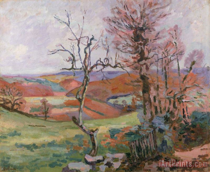 The Puy Barion at Crozant painting - Jean Baptiste Armand Guillaumin The Puy Barion at Crozant Art Print