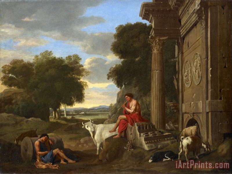 Jean Lemaire Mercury And Argus Art Painting