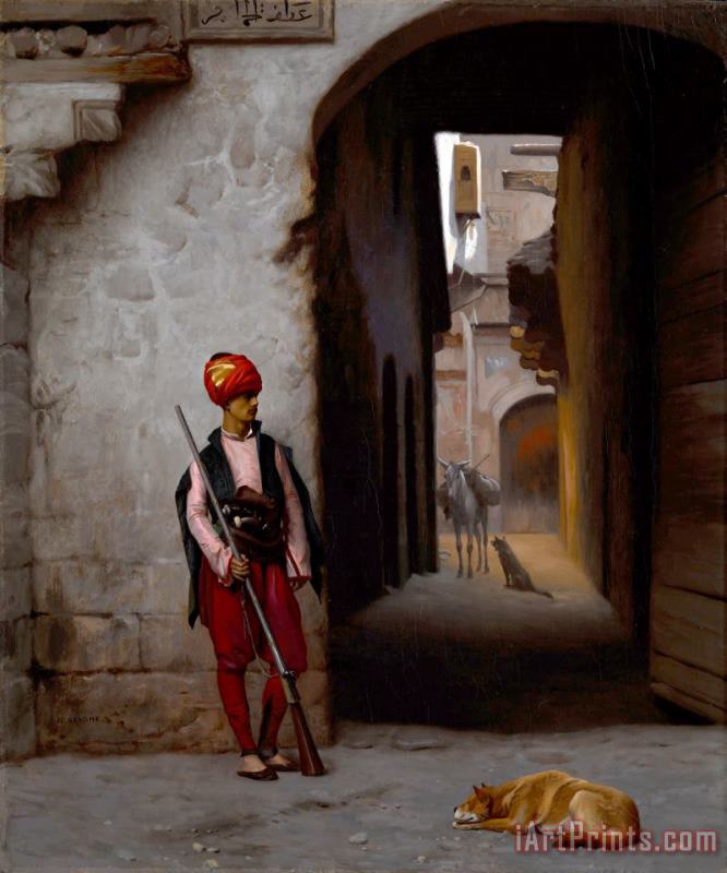 The Guard painting - Jean Leon Gerome The Guard Art Print