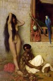 Jean Leon Gerome - The Slave for Sale painting