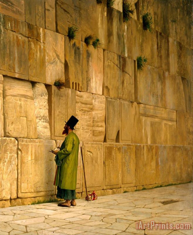 Jean Leon Gerome The Wailing Wall Art Painting